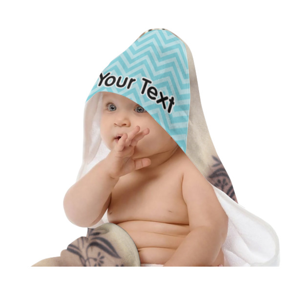 Custom Design - Baby Hooded Towel on Child
