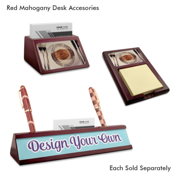 Custom Design - Mahogany Desk Accessories