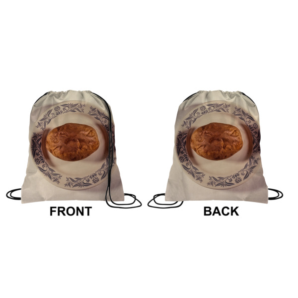 Custom Design - Drawstring Backpack Front & Back Medium