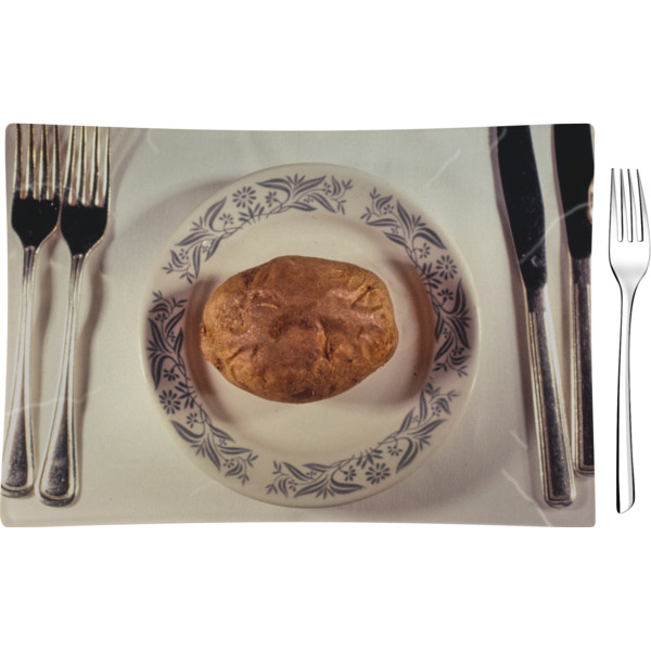 Custom Design Your Own Rectangular Glass Appetizer / Dessert Plate