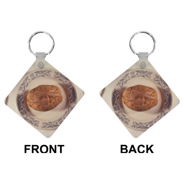 Custom Design - Diamond Keychain (Front + Back)