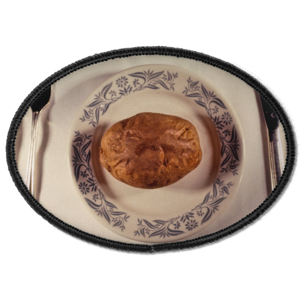 Custom Design - Iron On Patch - Oval - Front