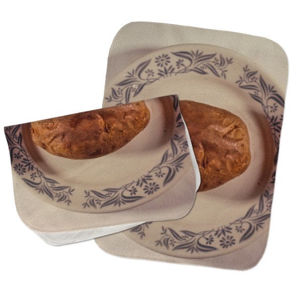 Custom Design - Two Rectangle Burp Cloths - Open & Folded