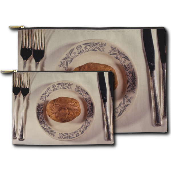 Custom Design - Zippered Pouches - Size Comparison