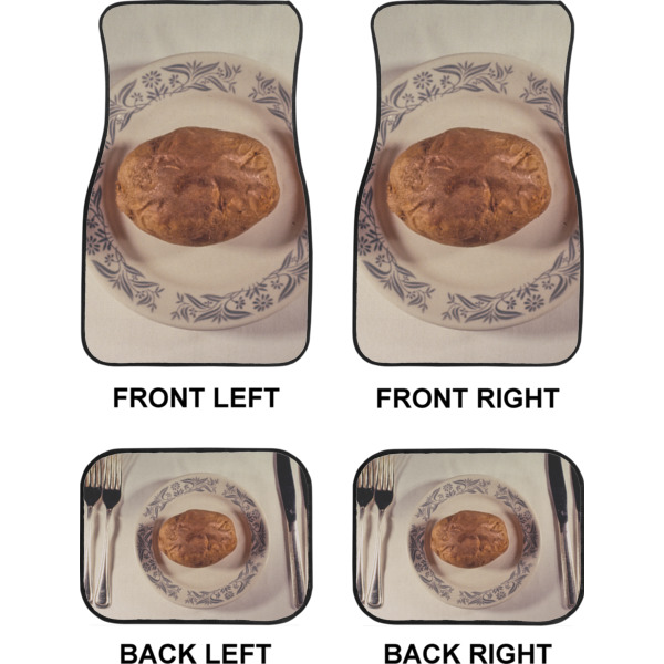 Custom Design - Car Floor Mats Set (2F + 2B)