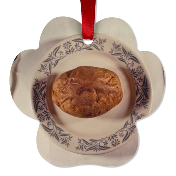 Custom Design - Metal Paw Ornament - Front