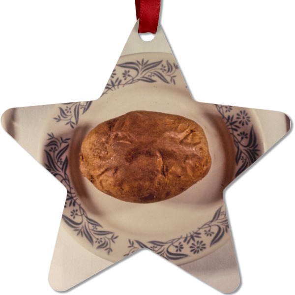 Custom Design - Metal Star Ornament - Front