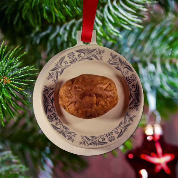 Custom Design - Metal Ball Ornament - Lifestyle