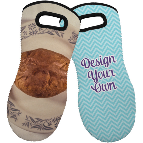 Custom Design - Neoprene Oven Mitt -Set of 2 - Front