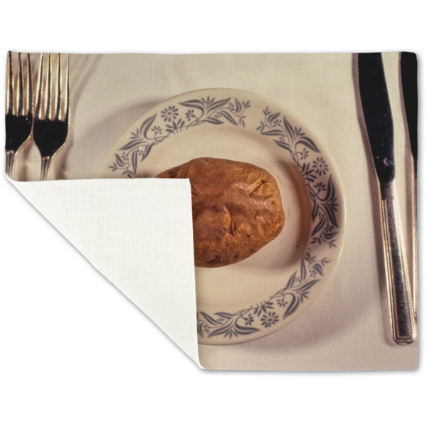 Custom Design - Linen Placemat - Folded Corner (single side)