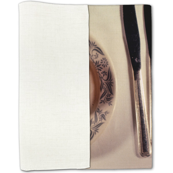 Custom Design - Linen Placemat - Folded Half