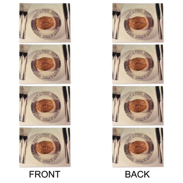 Custom Design - Linen Placemat - Double Sided - Approval - Set of 4