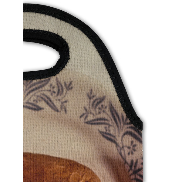 Custom Design - Double Wine Tote - Top Closeup