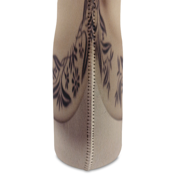 Custom Design - Double Wine Tote - Side Closeup