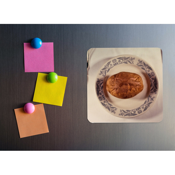 Custom Design - Square Fridge Magnet - LIFESTYLE