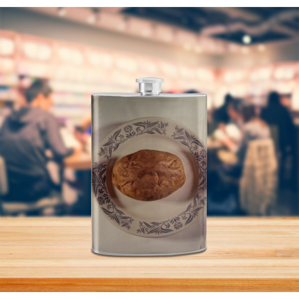 Custom Design - Stainless Steel Flask - LIFESTYLE 2