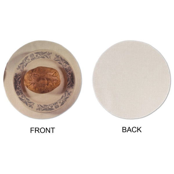 Custom Design - Round Linen Placemats - APPROVAL (single sided)