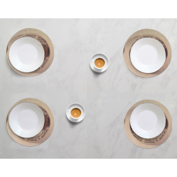 Custom Design - Round Linen Placemats - LIFESTYLE (set of 4)