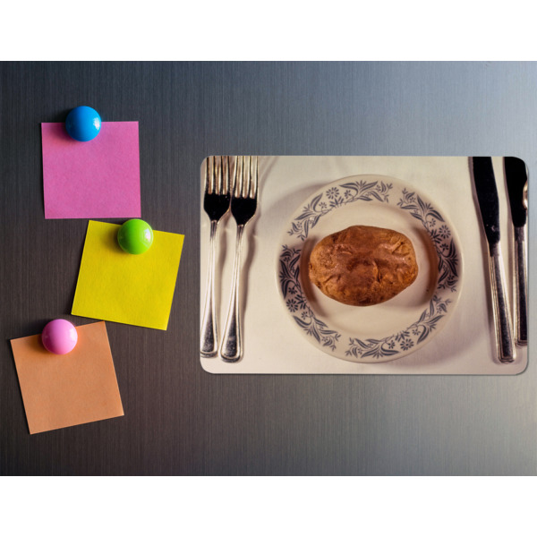 Custom Design - Rectangular Fridge Magnet - LIFESTYLE