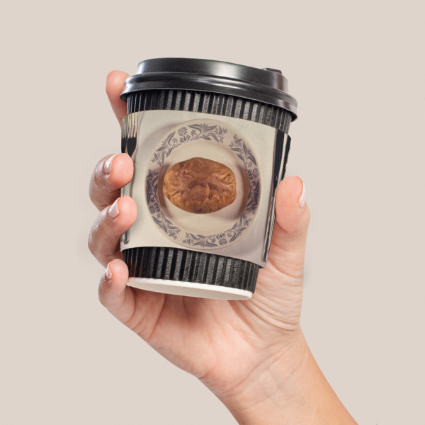 Custom Design - Coffee Cup Sleeve - LIFESTYLE