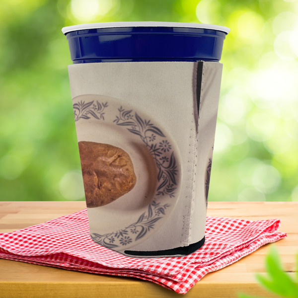 Custom Design - Party Cup Sleeves - with bottom - Lifestyle