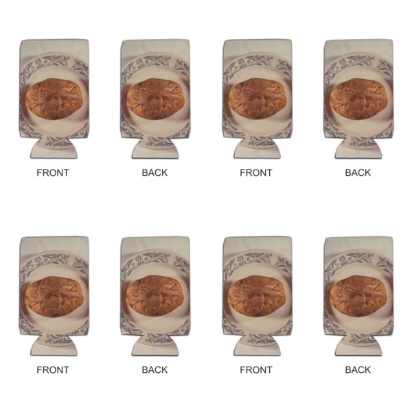 Custom Design - Can Cooler - 16oz - Set of 4 - Front & Back