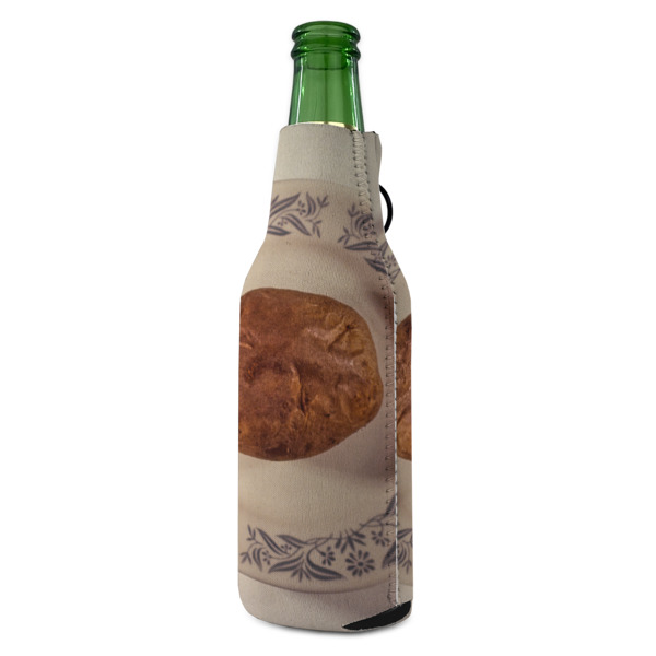 Custom Design - Zipper Bottle Cooler - ANGLE (bottle)