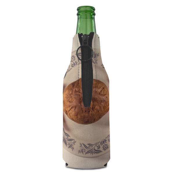 Custom Design - Zipper Bottle Cooler - BACK (bottle)