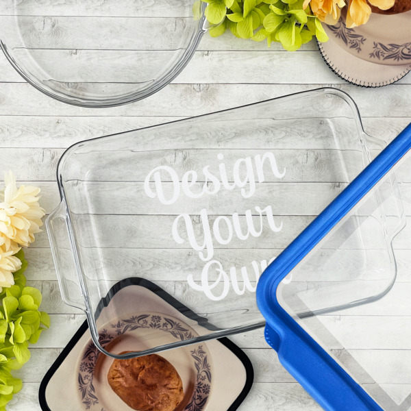 Custom Design - Glass Baking Dish - 13"x9" - Lifestyle