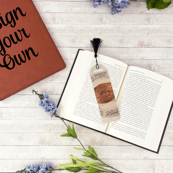 Custom Design - Plastic Bookmarks - In Context