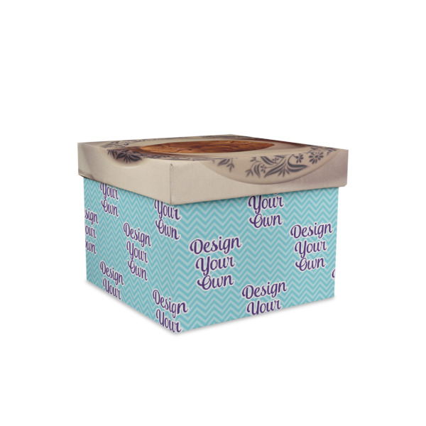 Custom Design - Gift Boxes with Lid - Canvas Wrapped - Small - Front/Main