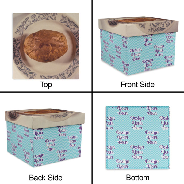 Custom Design - Gift Boxes with Lid - Canvas Wrapped - X-Large - Approval