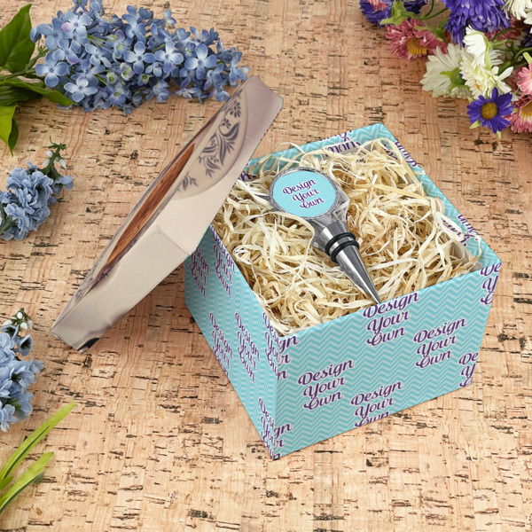 Custom Design - Gift Boxes with Lid - Canvas Wrapped - Medium - In Context