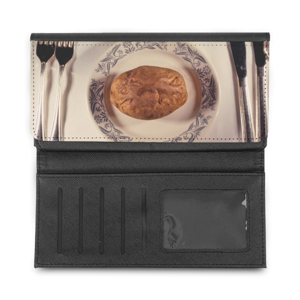 Custom Design - Ladies Wallet - Half Way Open