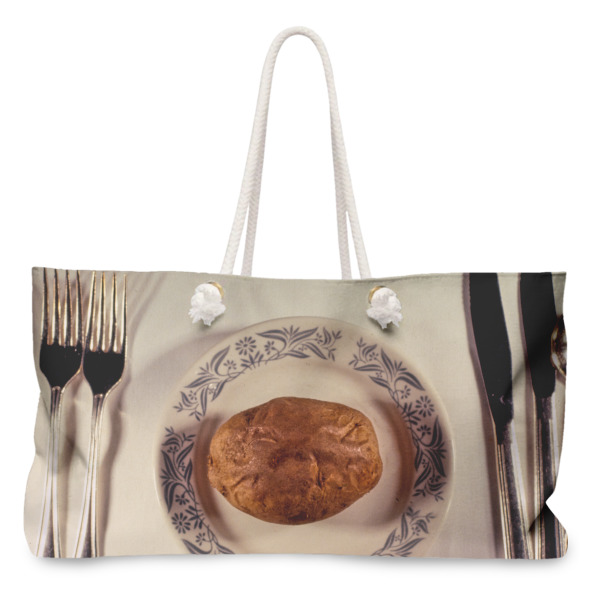 Custom Design Your Own Large Tote Bag with Rope Handles