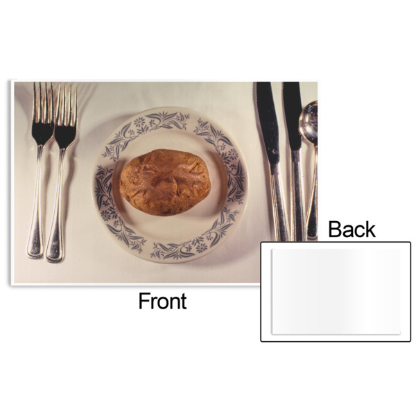 Custom Design - Disposable Paper Placemat - Front & Back