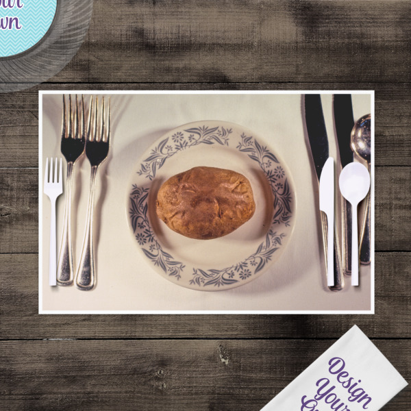 Custom Design - Disposable Paper Placemat - In Context