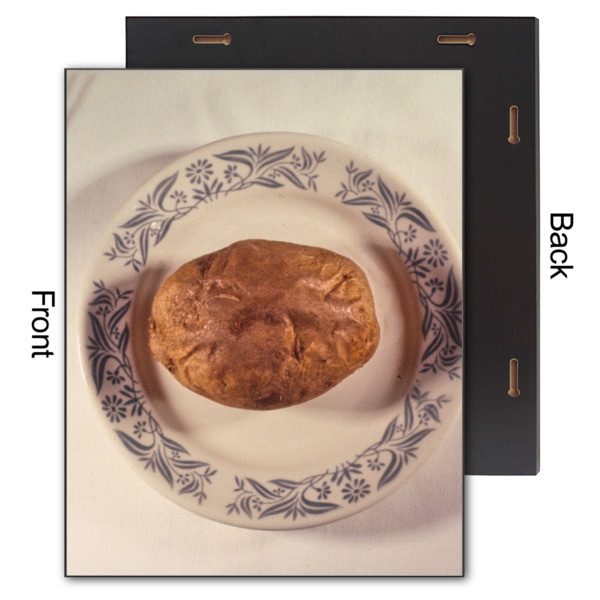 Custom Design - 11x14 Wood Print - Front & Back View