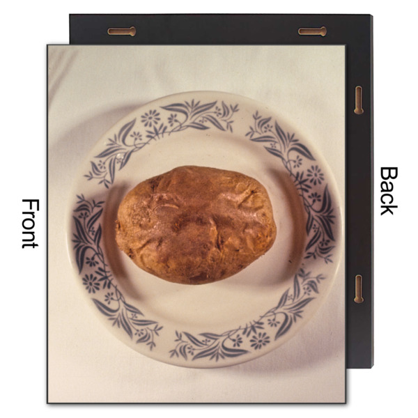 Custom Design - 20x24 Wood Print - Front & Back View