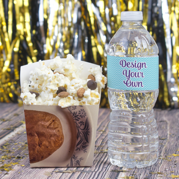 Custom Design - French Fry Favor Box - w/ Water Bottle