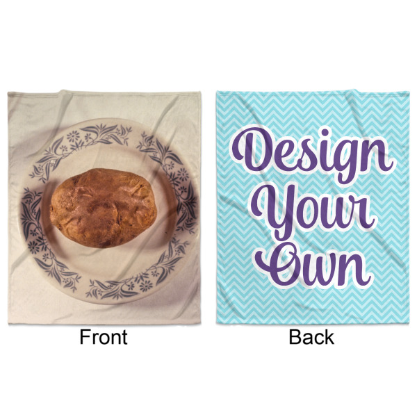 Custom Design - Minky Blanket - 50"x60" - Double Sided - Front & Back