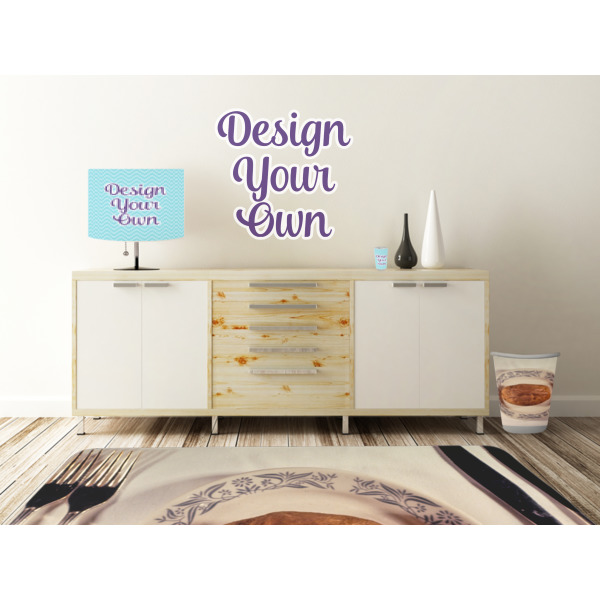 Custom Design - Wall Graphic Decal Wooden Desk