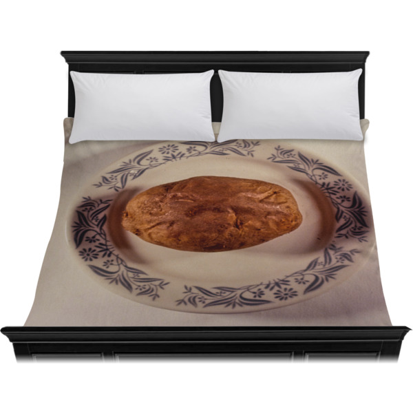 Custom Design - Duvet Cover - King - On Bed - No Prop