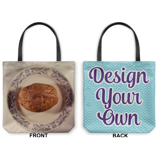 Custom Design - Canvas Tote - Front and Back