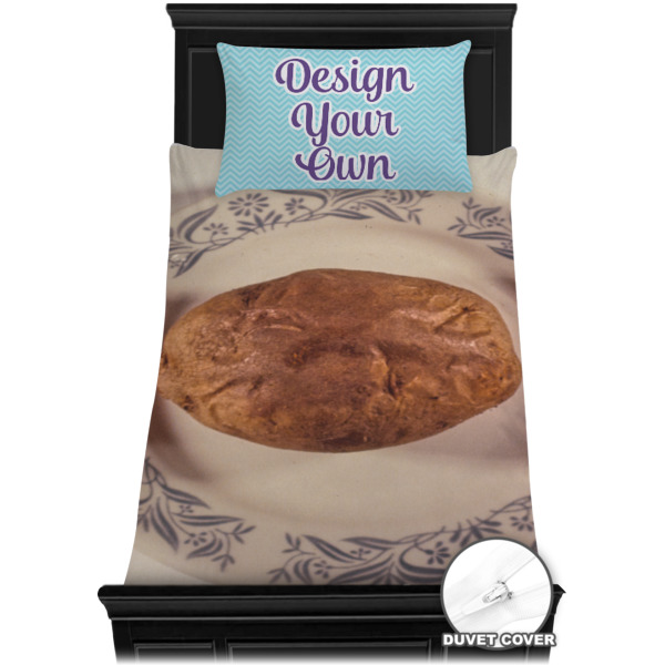 Custom Design - Bedding Set - Twin - Duvet - On Bed