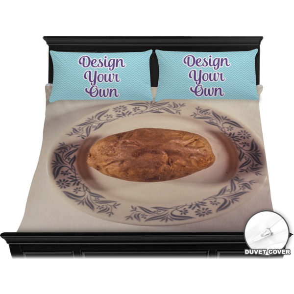 Custom Design - Bedding Set - King - Duvet - On Bed