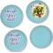 Design Your Own Glass Lunch / Dinner Plate 10" - Set of 4