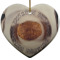 Design Your Own Heart Ceramic Ornament