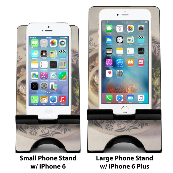 Custom Design - Compare Phone Stand Sizes - with iPhones