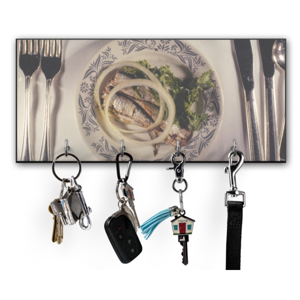 Custom Design Your Own Key Hanger w/ 4 Hooks